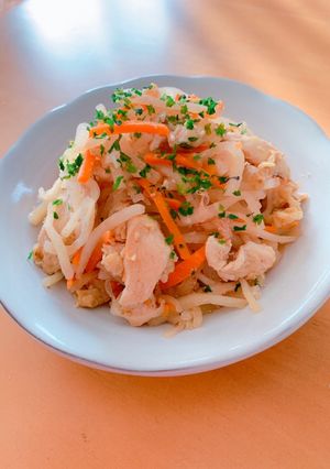 大根消費✿鶏胸肉とポン酢で炒めなます風♬-レシピのメイン写真