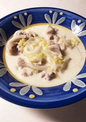 白菜と鶏肉のシチュー-レシピのメイン写真