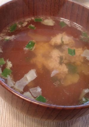余った餃子の具で作る簡単中華スープ-レシピのメイン写真