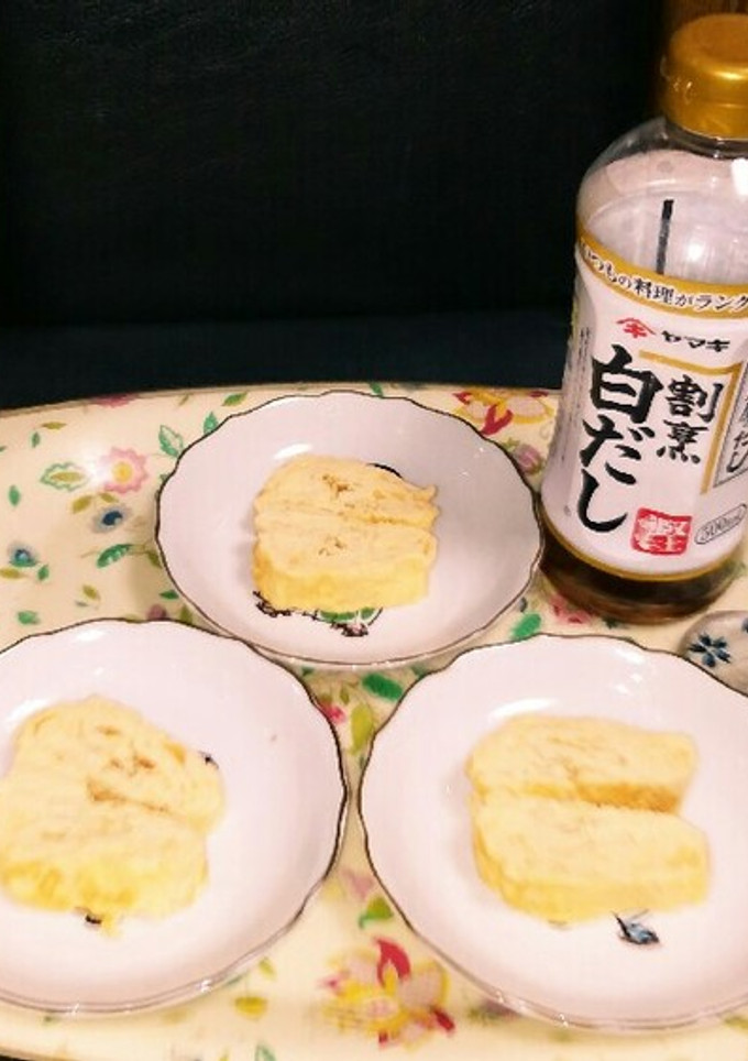 白だしで超簡単(^q^)だし巻き卵✳⛄☺-レシピのメイン写真