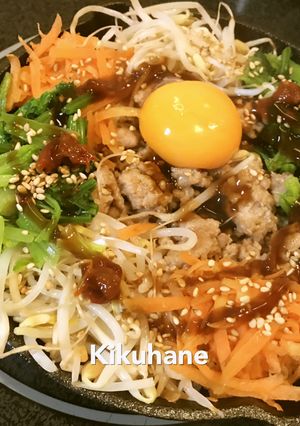 残り野菜簡単ビビンバスキレットでもう一品-レシピのメイン写真