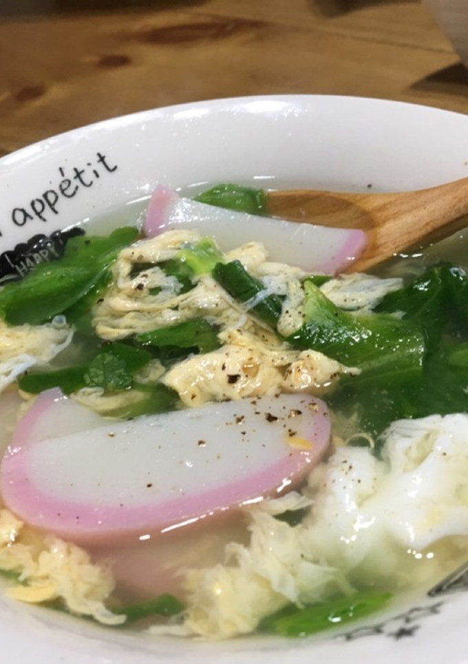 レタスと蒲鉾のスープ-レシピのメイン写真