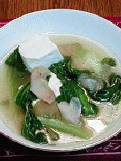 ザーサイと青梗(チンゲン)菜のスープ_*-レシピのメイン写真