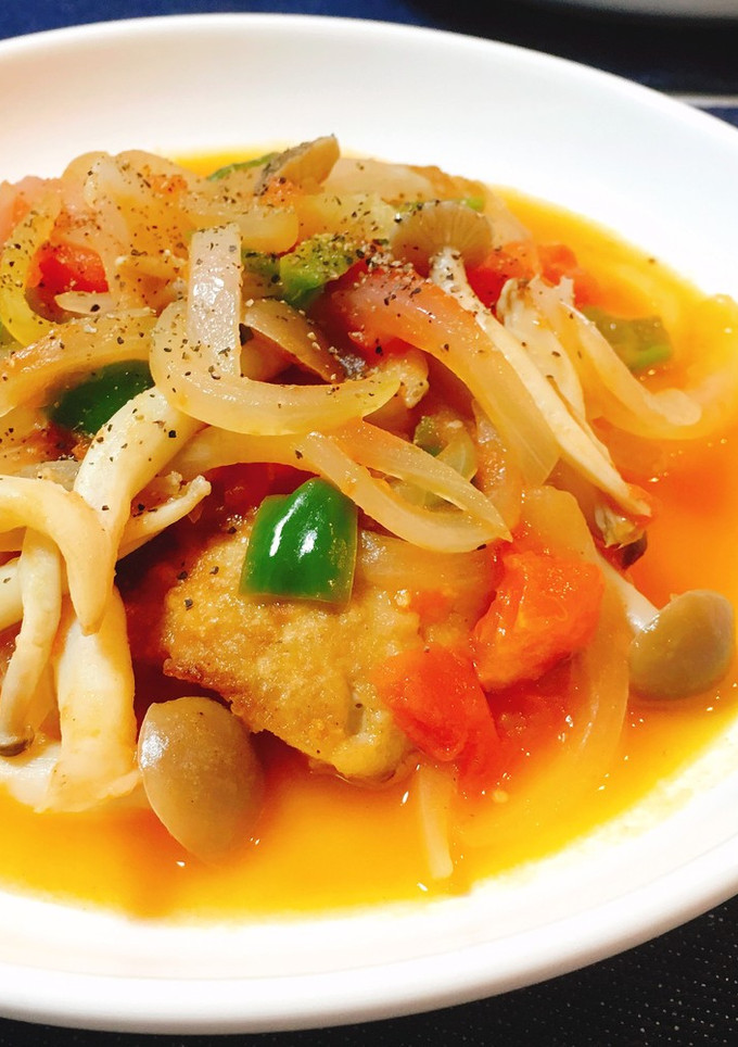 揚げずに簡単！鯖の竜田揚げ野菜ソースがけ-レシピのメイン写真