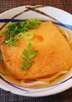 ぽたぽたお揚げさんのきつねうどん♪☆♪-レシピのメイン写真