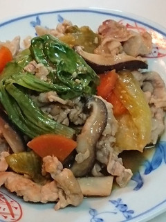 豚肩ロースと彩り野菜の胡麻味噌炒め-レシピのメイン写真