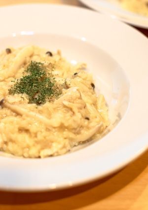 【簡単】きのこと鶏肉のリゾット【本格的】-レシピのメイン写真