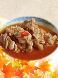 鶏肉のトマトピューレー-レシピのメイン写真