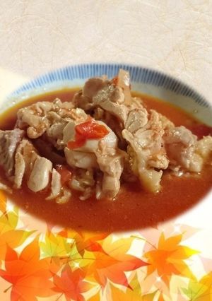 鶏肉のトマトピューレー-レシピのメイン写真