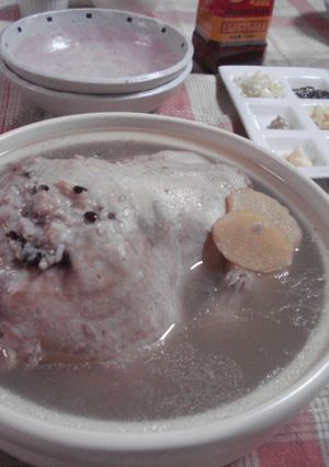 圧力鍋でサムゲタン-レシピのメイン写真