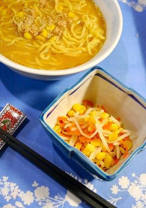 レンジで簡単！もやしコーンバター-レシピのメイン写真
