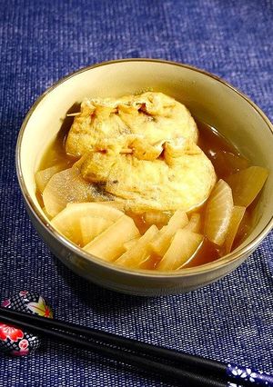 簡単！だしたっぷり☆ひじきのもち巾着-レシピのメイン写真