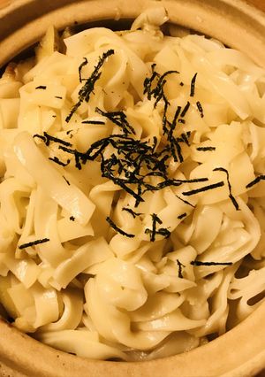 味噌で仕上げる寄せ鍋●白菜＆きしめんの鍋-レシピのメイン写真