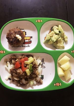 一歳半の幼児食〜ハンバーグ〜-レシピのメイン写真