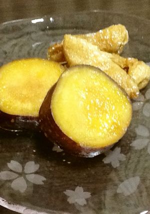 サツマイモと油揚げの煮物-レシピのメイン写真