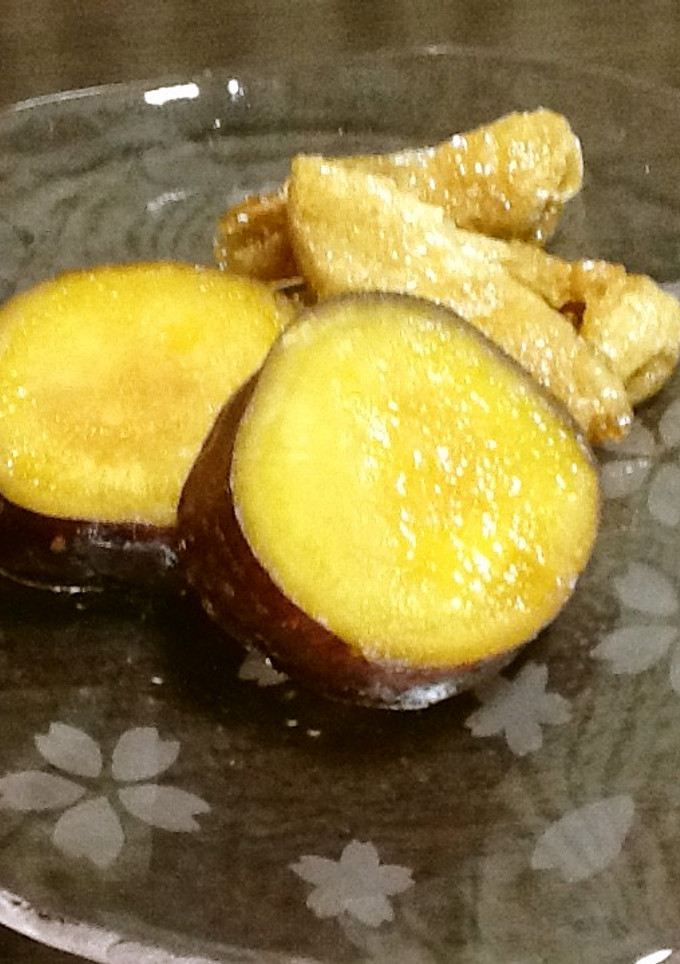 サツマイモと油揚げの煮物-レシピのメイン写真