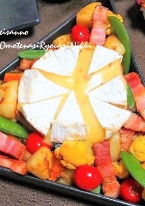 カマンベールのせのせチーズフォンデュ-レシピのメイン写真
