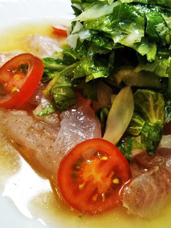 鯵のカルパッチョ-レシピのメイン写真