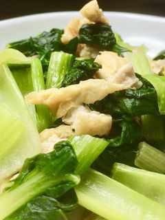 小松菜の炒め物(菜焼き)-レシピのメイン写真