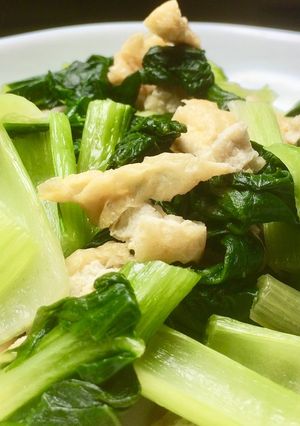小松菜の炒め物(菜焼き)-レシピのメイン写真