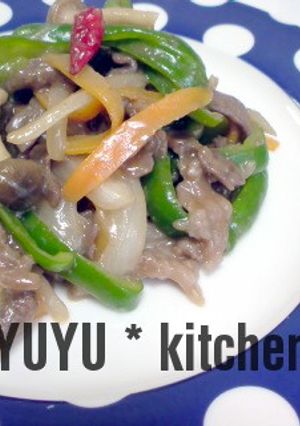 簡単中華♪青椒肉絲 + 回鍋肉♪-レシピのメイン写真