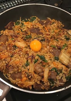 石焼ビビンバ風★簡単フライパンビビンバ-レシピのメイン写真