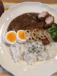 カフェ風盛り付け^ ^カレーライス-レシピのメイン写真
