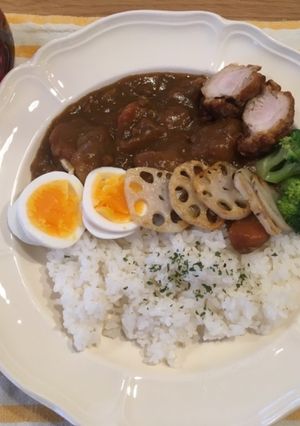 カフェ風盛り付け^ ^カレーライス-レシピのメイン写真