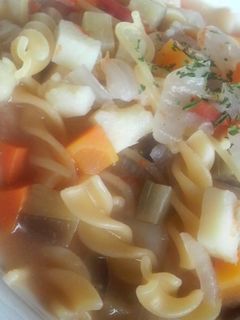 簡単☆ミネストローネ風スープパスタ☆-レシピのメイン写真