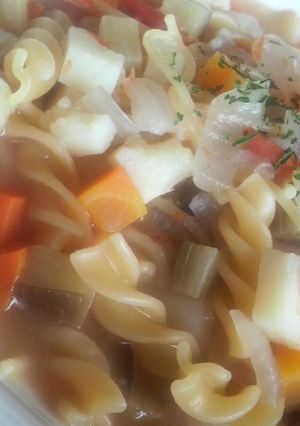簡単☆ミネストローネ風スープパスタ☆-レシピのメイン写真