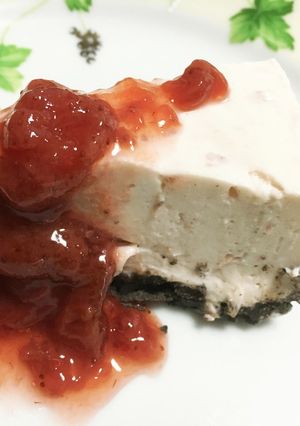 簡単ヘルシー☆苺のレアチーズケーキ-レシピのメイン写真