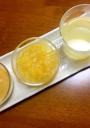 レンジで簡単♪柚子味噌(左)♪-レシピのメイン写真