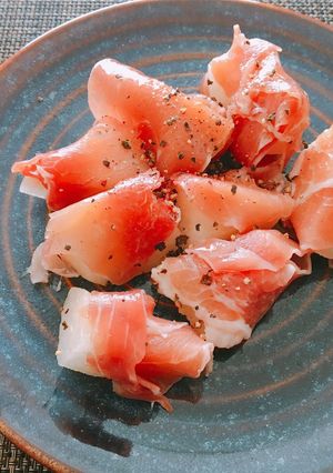 梨と生ハムのおつまみ-レシピのメイン写真