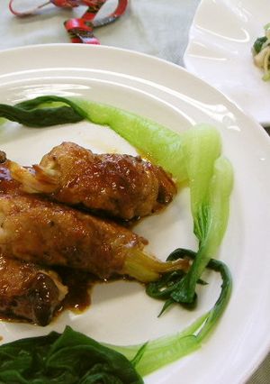 野菜の肉巻～韓国風～（健康食）-レシピのメイン写真