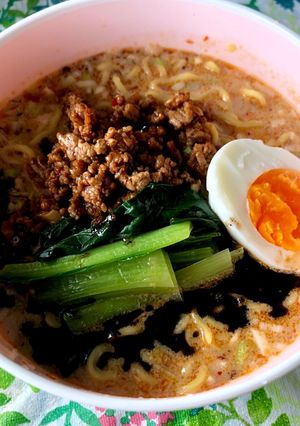 材料入れるだけ！体にいい♡本格坦々麺！-レシピのメイン写真