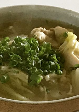 柚子胡椒でさっぱり　鶏塩蕎麦-レシピのメイン写真