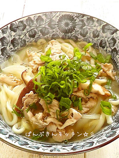 ネギたっぷり♪肉うどん-レシピのメイン写真