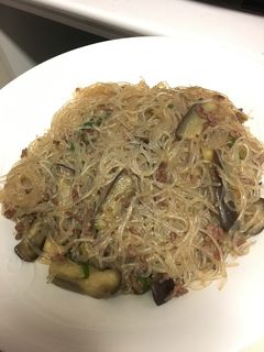 春雨挽肉炒め-レシピのメイン写真
