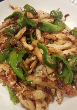 ちくわとピーマンの胡麻ドレ炒め-レシピのメイン写真