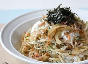 桜海老とクリームチーズの和パスタ-レシピのメイン写真