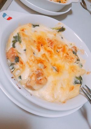 ほうれん草とマカロニのグラタン-レシピのメイン写真