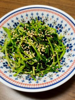 豆苗と塩昆布のナムル-レシピのメイン写真