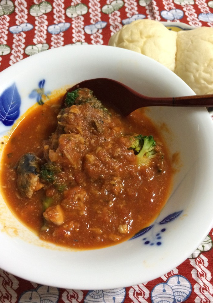 簡単過ぎる鯖缶のトマトソース煮-レシピのメイン写真