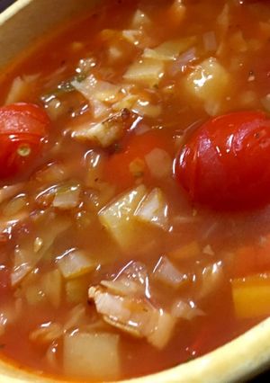 野菜たっぷり！主役のミネストローネ♪-レシピのメイン写真