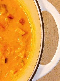 かぼちゃベーコンのとろとろざくざくスープ-レシピのメイン写真
