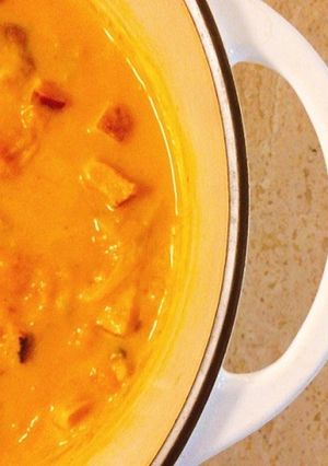 かぼちゃベーコンのとろとろざくざくスープ-レシピのメイン写真