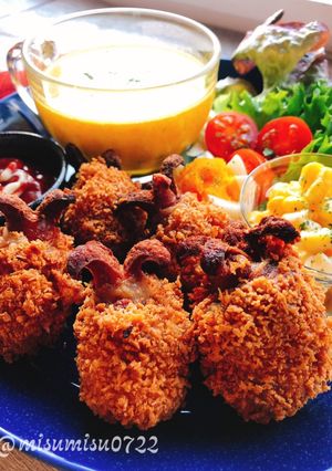 海老フライ風!肉巻きソーセージ(動画有)-レシピのメイン写真