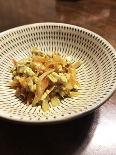 キクイモと人参の卵とじ-レシピのメイン写真