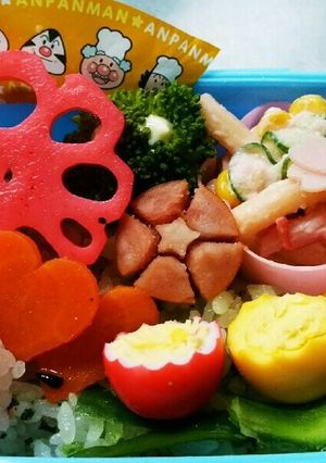 彩り幼稚園弁当-レシピのメイン写真