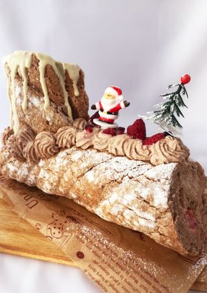 クリスマスに♡ショコラブッシュドノエル-レシピのメイン写真